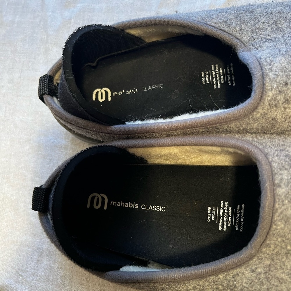 Mahabad classic indoor outdoor slipper shoes. Grey . Size 40. Us 81/2. Unisex - Picture 3 of 8